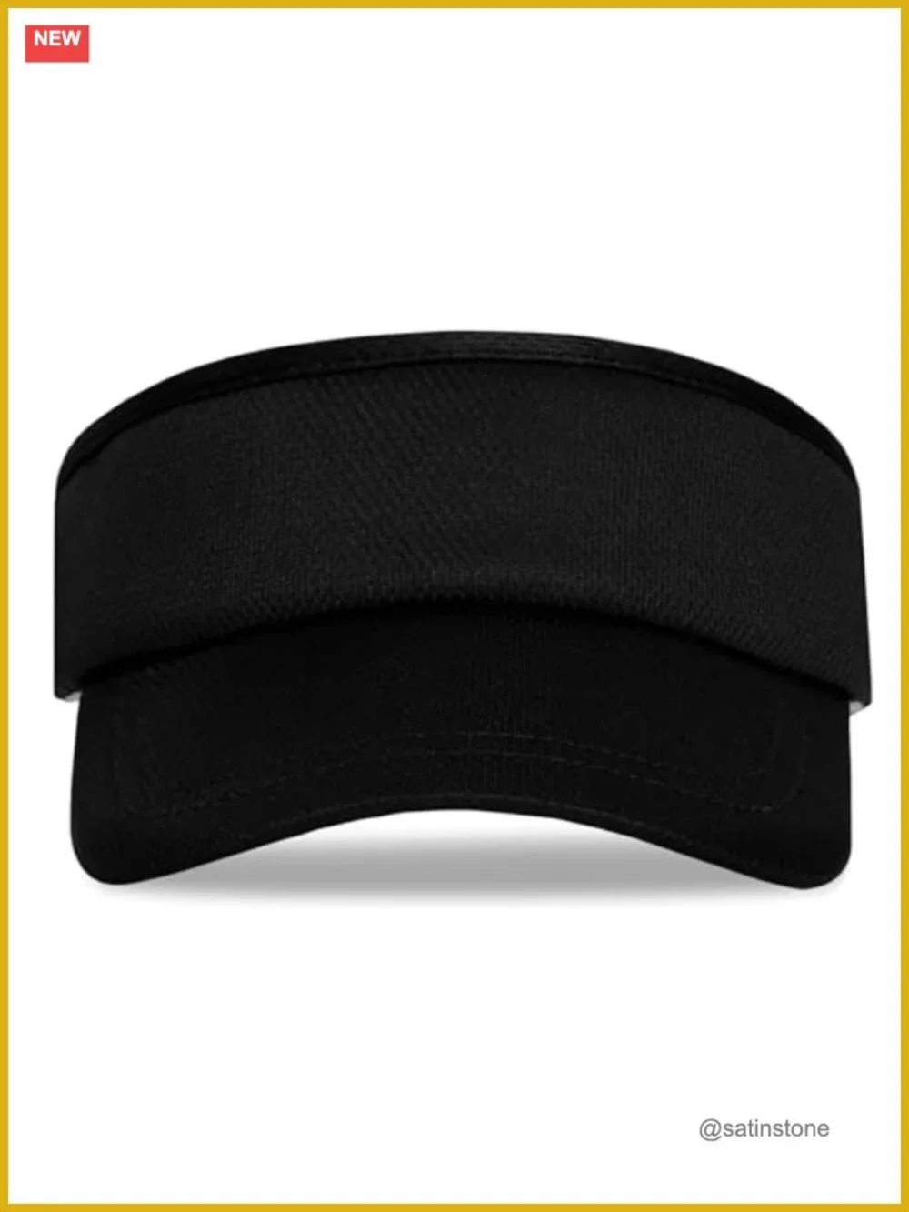 Lightweight Performance Running Sun Visor, Moisture Wicking, Breathable, One